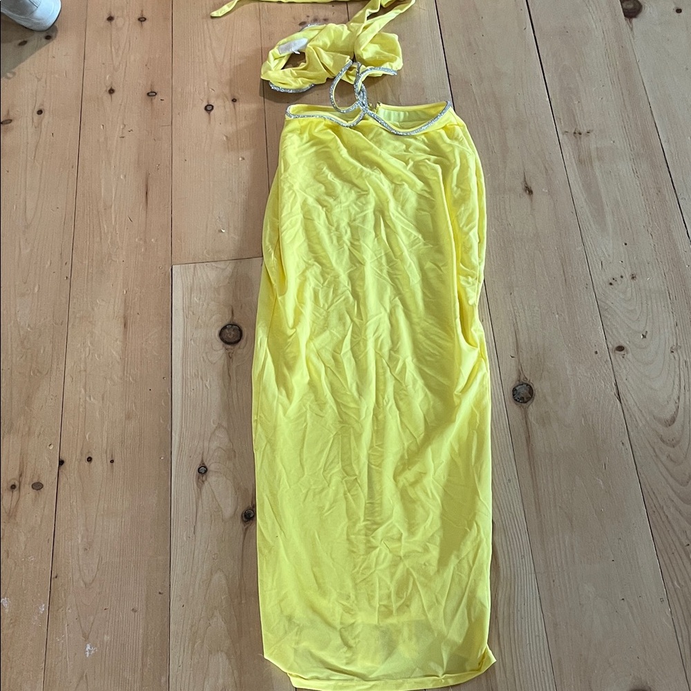 Meshki Yellow Maxi Dress